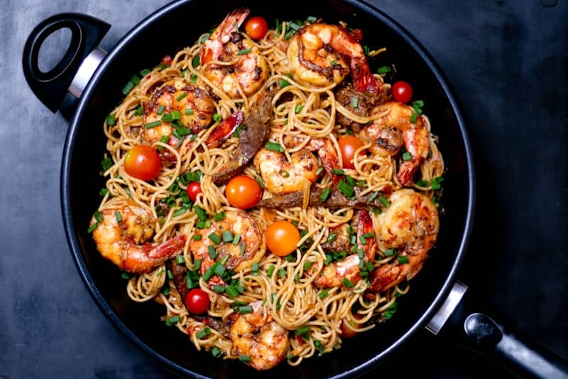 Chicken biryani and Pakistani halal specialties